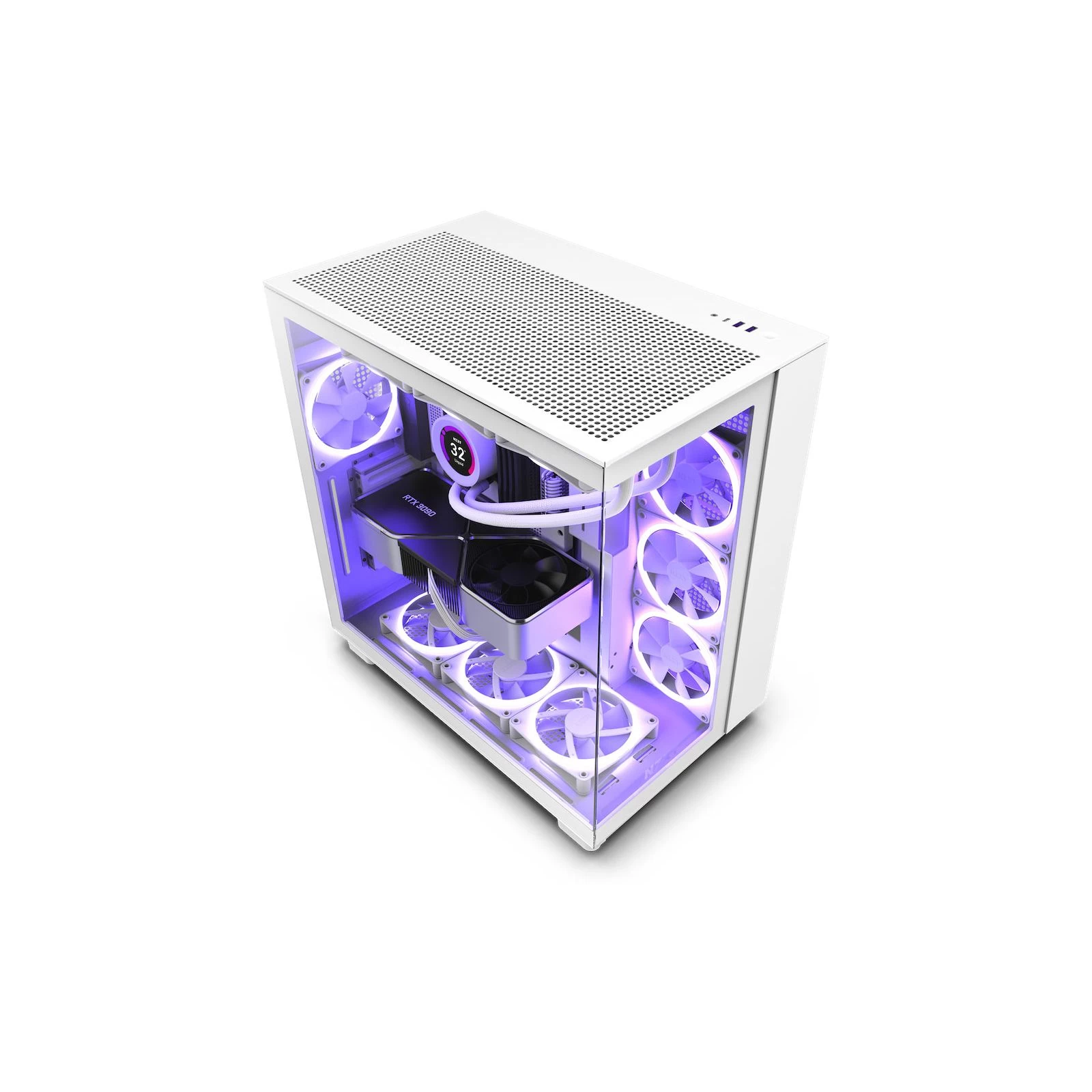 Корпус NZXT H9 Flow Edition White (CM-H91FW-01) (UA)