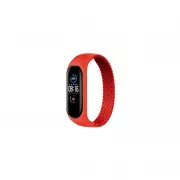 Ремінець для фітнес браслета BeCover Elastic Nylon Style для Xiaomi Mi Smart Band 5/6 (Size S) Red (706144) (UA)
