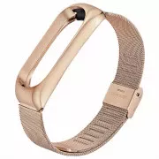 Ремінець для фітнес браслета BeCover Metal для Xiaomi Mi Smart Band 5 Rose Gold (705149) (UA)