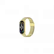 Ремешок для фитнес браслета BeCover Metal для Xiaomi Mi Smart Band 7 Gold (707495) (UA)