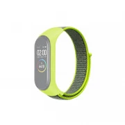 Ремінець для фітнес браслета BeCover Nylon Style для Xiaomi Mi Smart Band 7 Lime-Gray (707664) (UA)