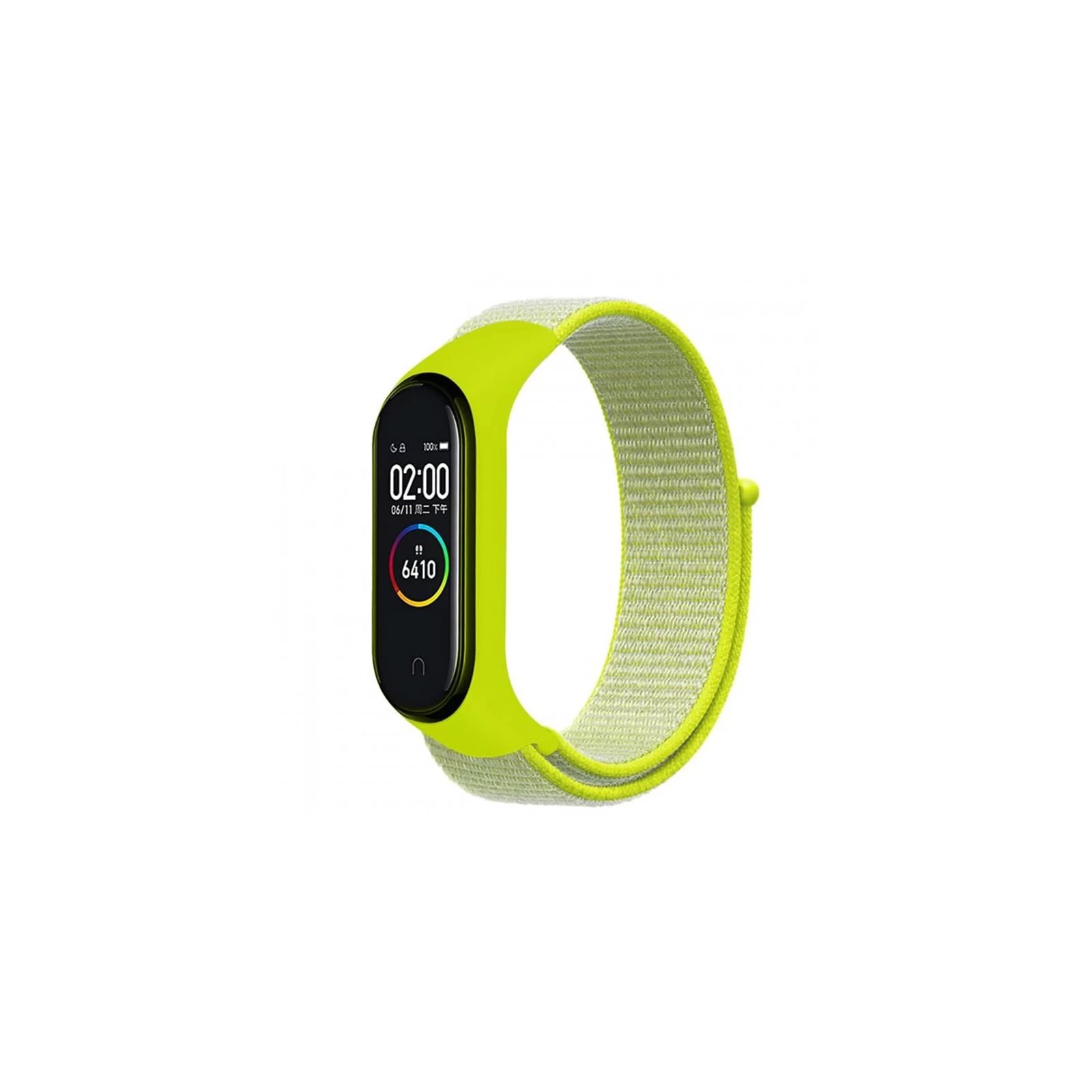 Ремінець для фітнес браслета BeCover Nylon Style для Xiaomi Mi Smart Band 7 Lime (707662) (UA)