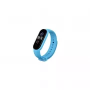 Ремінець для фітнес браслета BeCover Silicone для Xiaomi Mi Smart Band 5/6/7 Light Blue (707653) (UA)