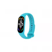 Ремешок для фитнес браслета BeCover Silicone для Xiaomi Mi Smart Band 7 Light Blue (707488) (UA)