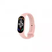 Ремінець для фітнес браслета BeCover Silicone Xiaomi Mi Smart Band 7 Pink (707483) (UA)