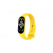 Ремешок для фитнес браслета BeCover Silicone для Xiaomi Mi Smart Band 7 Yellow (707487) (UA)