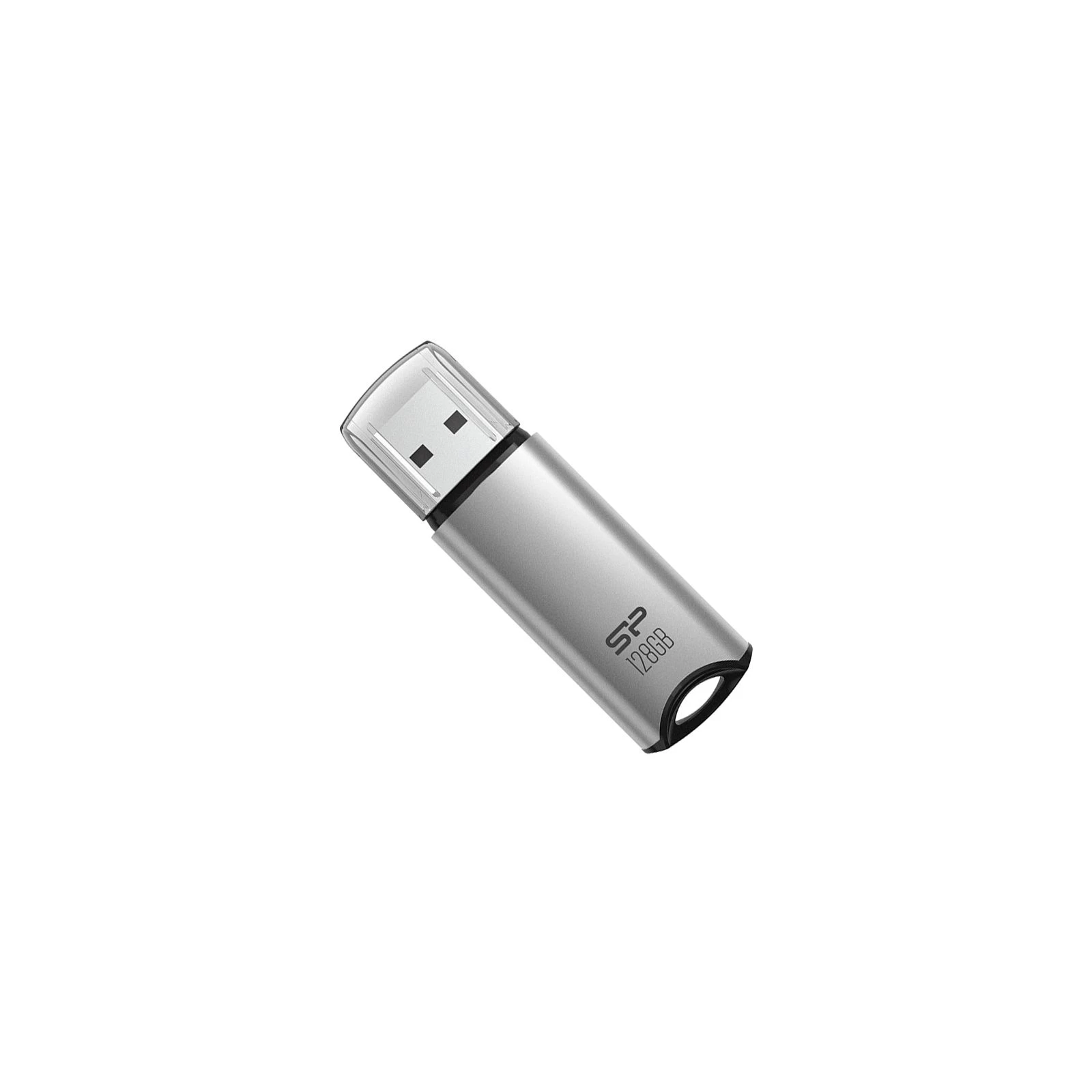 Флеш пам `ять Silicon Power USB 128G SILICON POWER usb3.2 Marvel M02 Aluminum Silver (SP128GBUF3M02V1S) (UA)