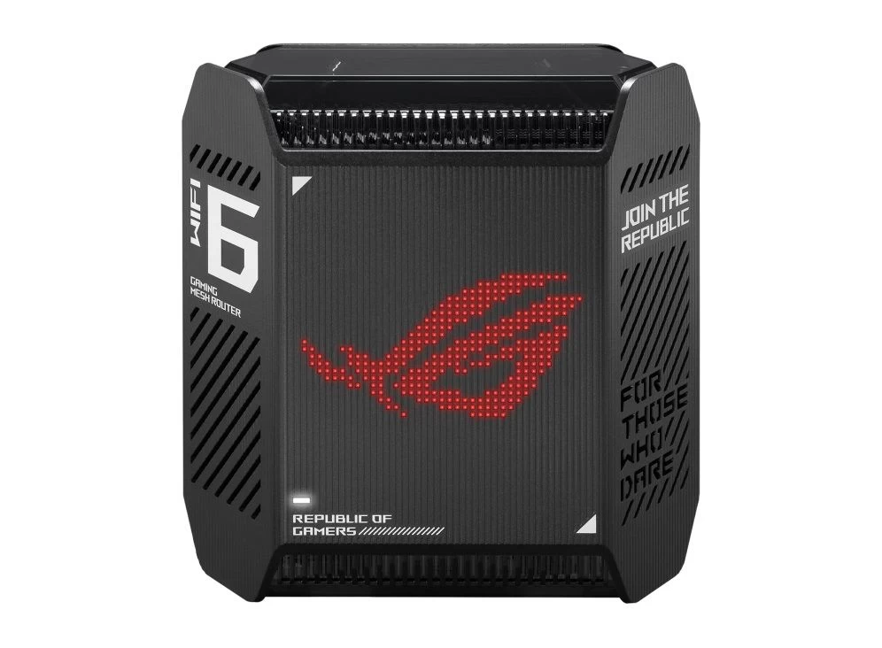 Бездротовий маршрутизатор Asus ROG Rapture Gaming Mesh System GT6 (1PK black) (GT6(B-1-PK)) (UA)