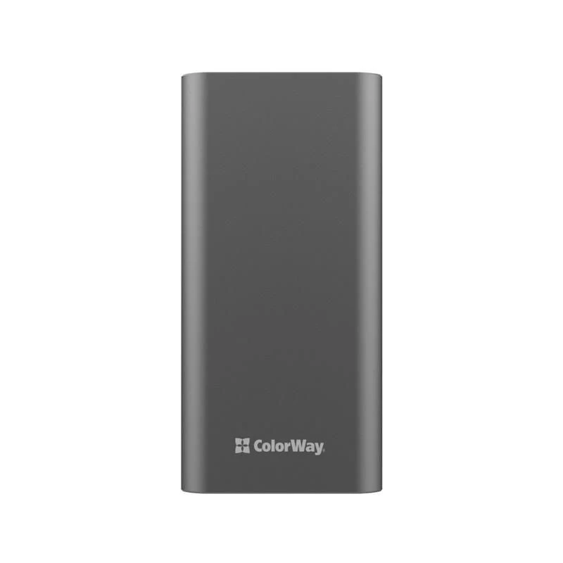 Мобильная батарея ColorWay 20000mAh Gray (CW-PB200LPH3GR-PDD) (UA)