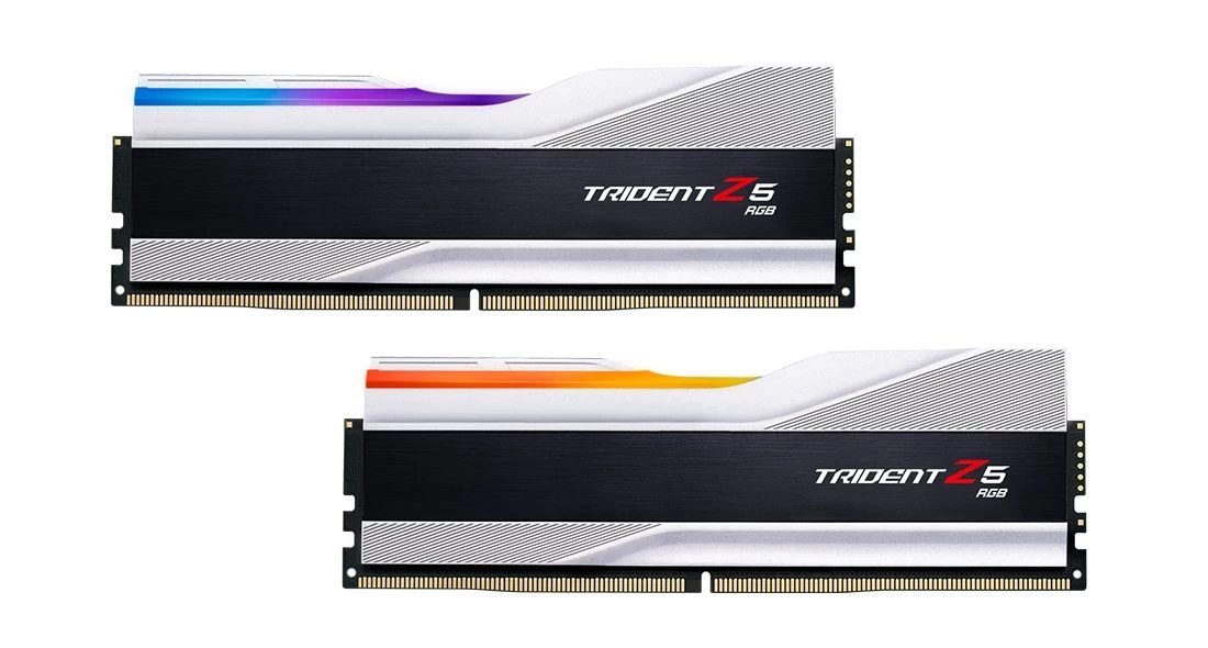 Оперативная память DDR5 2x16GB/7200 G.Skill Trident Z5 RGB Silver (F5-7200J3445G16GX2-TZ5RS) (UA)