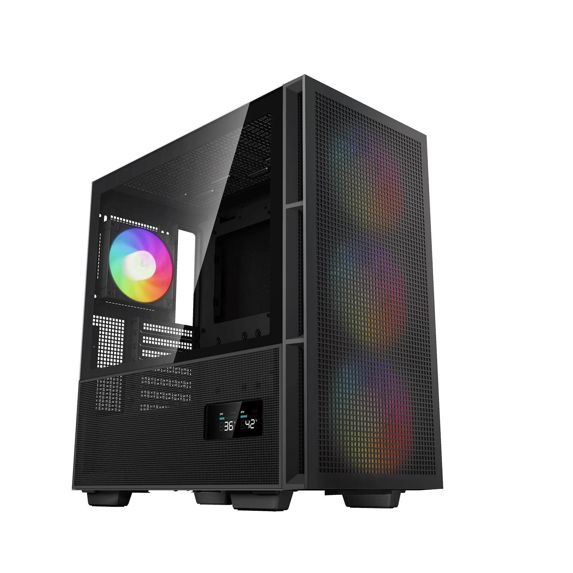 Корпус DeepCool CH560 Digital Black (R-CH560-BKAPE4D-G-1) (UA)