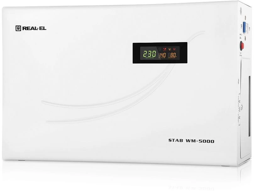 Стабілізатор напруги REAL-EL Stab WM-5000 (EL122400014) (UA)