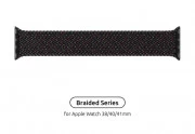 Ремінець Armorstandart Braided Solo Loop для Apple Watch 38mm/40mm/41mm Black Unity Size 2 (120 mm) (ARM64894)