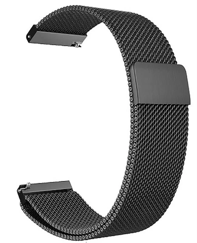 Ремешок BeCover Milanese Style для Amazfit Stratos (22mm)/Stratos 2/2S/3/Amazfit GTR 2/Amazfit GTR 47mm/Amazfit GTR Lite 47mm/Amazfit Nexo/Amazfit Pace/Amazfit GTR 3 Pro Gray (707729)