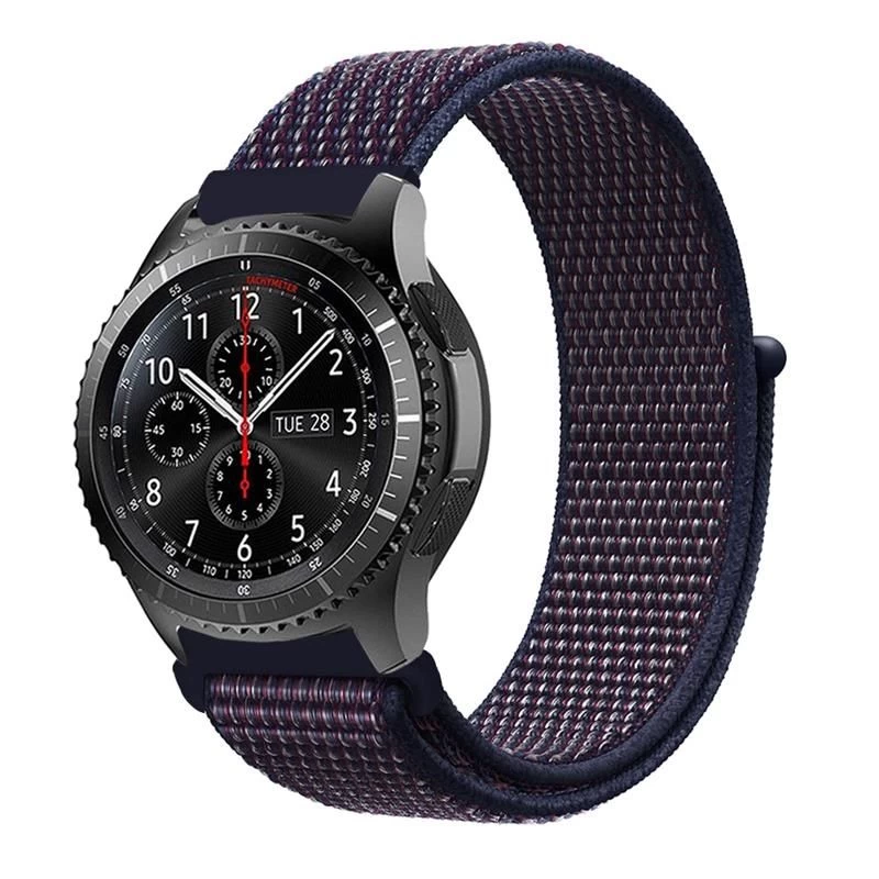 Ремешок BeCover Nylon Style для Xiaomi Amazfit Bip/Bip Lite/Bip S Lite/GTR 42mm/GTS/TicWatch S2/TicWatch E Deep Blue (705827)