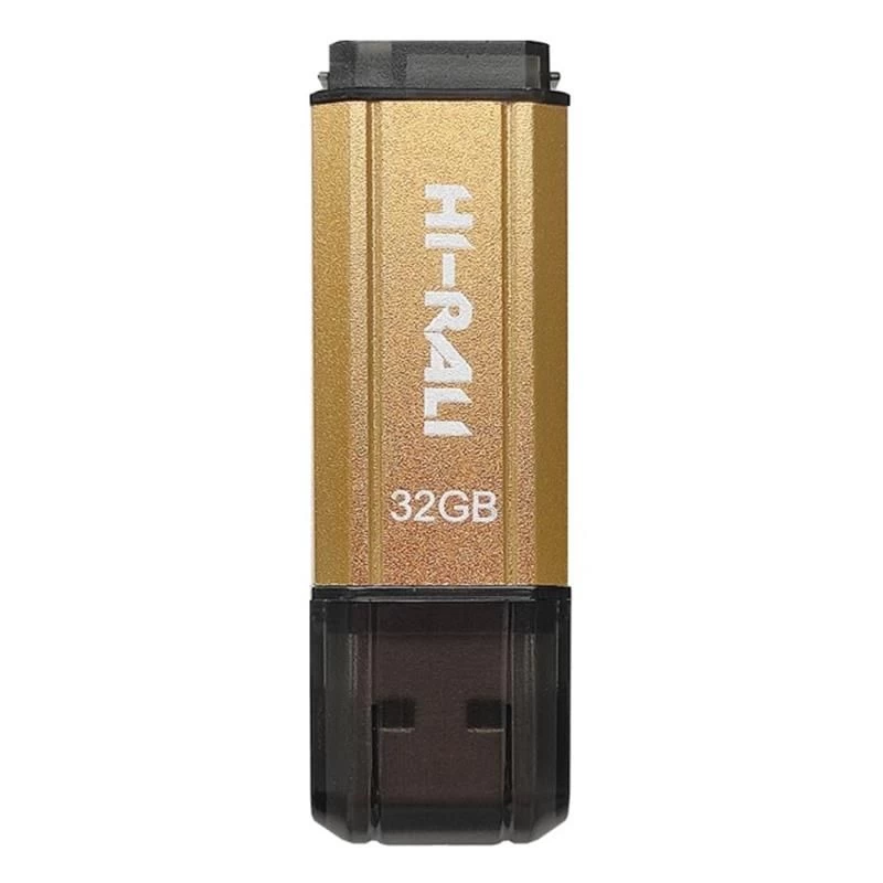 Флеш пам `ять USB 32GB Hi-Rali Stark Series Gold (HI-32GBSTGD)