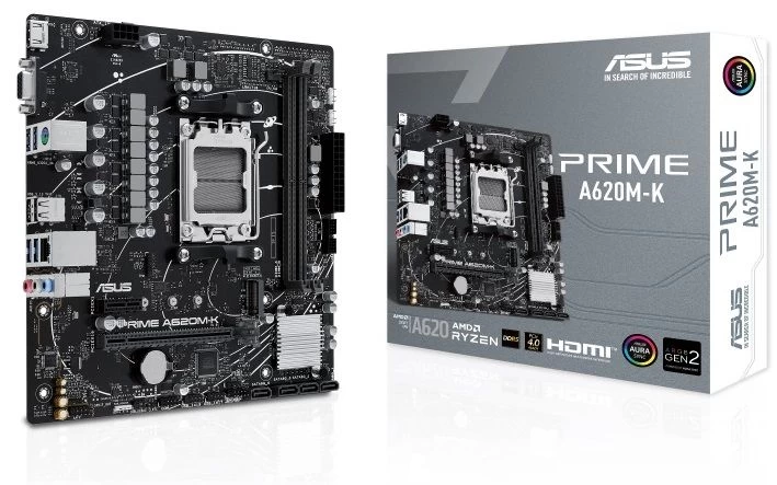 Материнська плата Asus Prime A620M-K Socket AM5 (90MB1F40-M0EAY0) (UA)