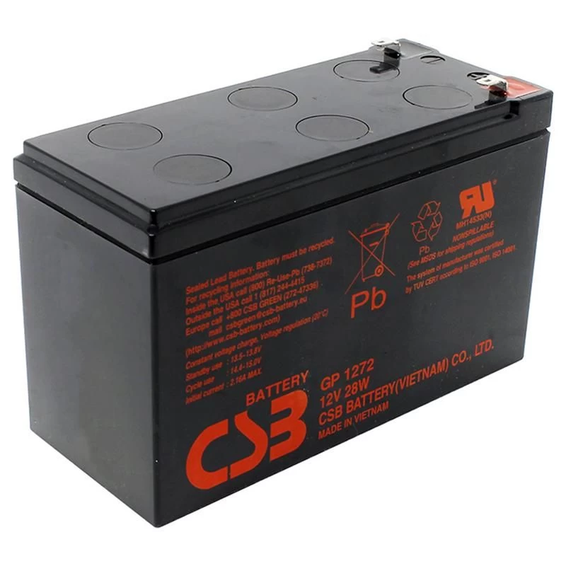 Акумуляторна батарея CSB 12V 7.2AH (GP1272, 28W) AGM (GP1272F2(28W)) (UA)