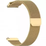 Ремінець BeCover Milanese Style для Samsung Galaxy (20mm)/Watch 5/ Watch 4 40/44mm/Watch 42mm/Watch Active/Active 2 40/44mm/Watch 3 41mm/Gear S2/Classic/Gear Sport Gold (707674) (UA)