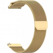 Ремінець BeCover Milanese Style для Samsung Galaxy Watch 4 Classic 42 (22mm)/46mm/Watch 46mm/Watch 3 45mm/Gear S3 Classic/Gear S3 Frontier Gold (707786) (UA)
