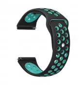 Ремешок BeCover Nike Style для Samsung Galaxy Watch 46mm/Watch 3 45mm/Gear S3 Classic/Gear S3 Frontier Black-Blue (705782)