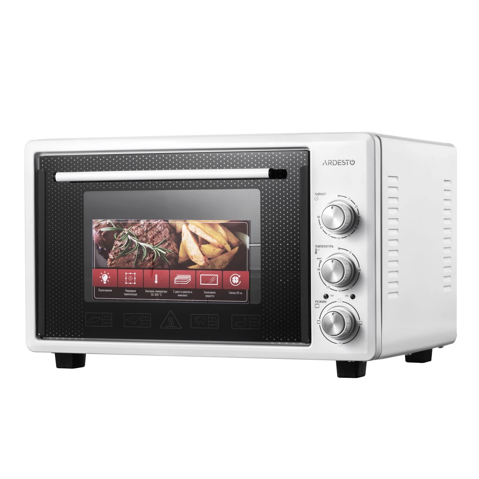 Електродуховка настільна Ardesto MEO-S40GW (UA)