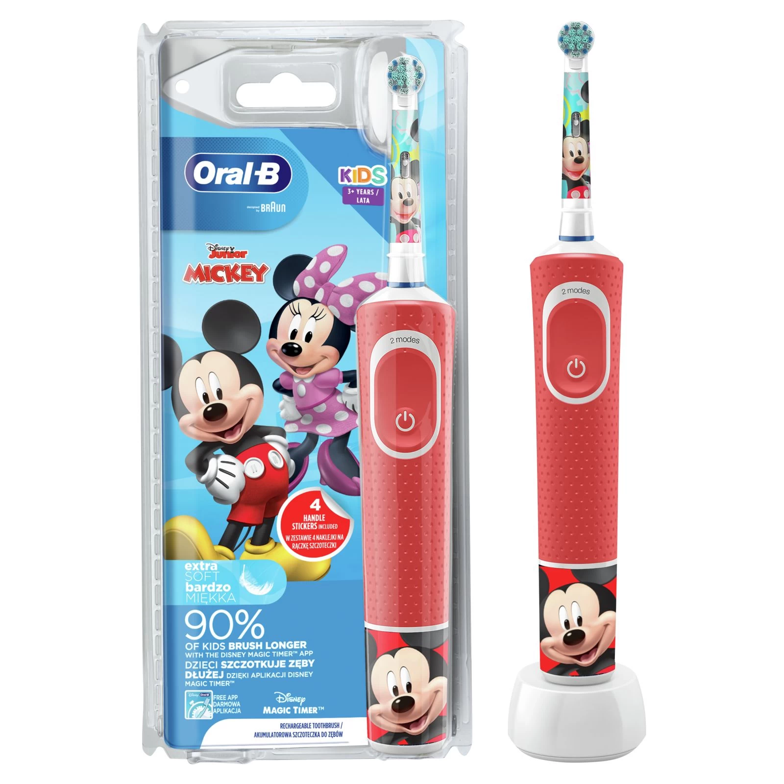 Електрична зубна щітка Oral-B D100.413.2K Mickey (UA)