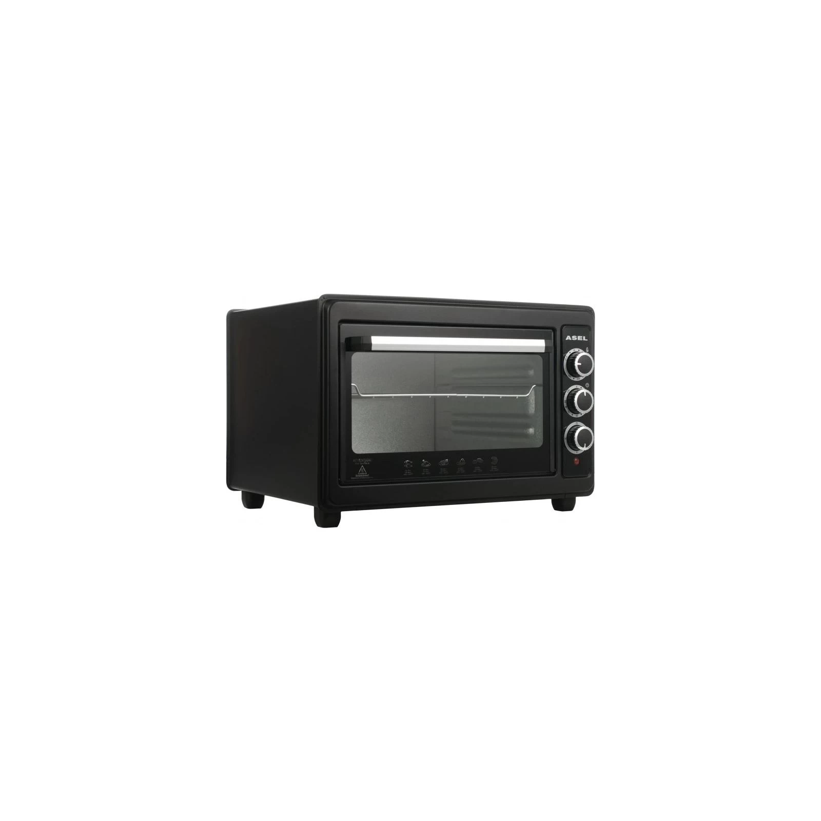 Електродуховка настільна ASEL AF 40-23 BLACK (UA)