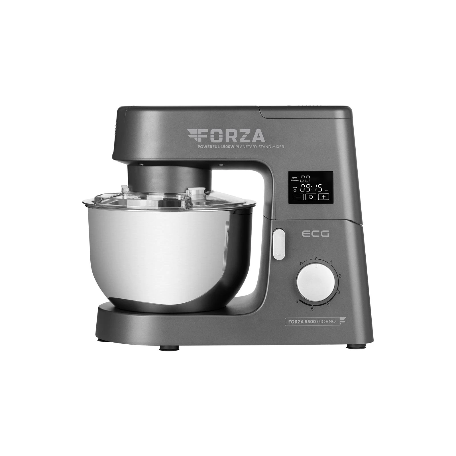 Кухонний комбайн ECG FORZA 5500 Giorno Scuro (UA)