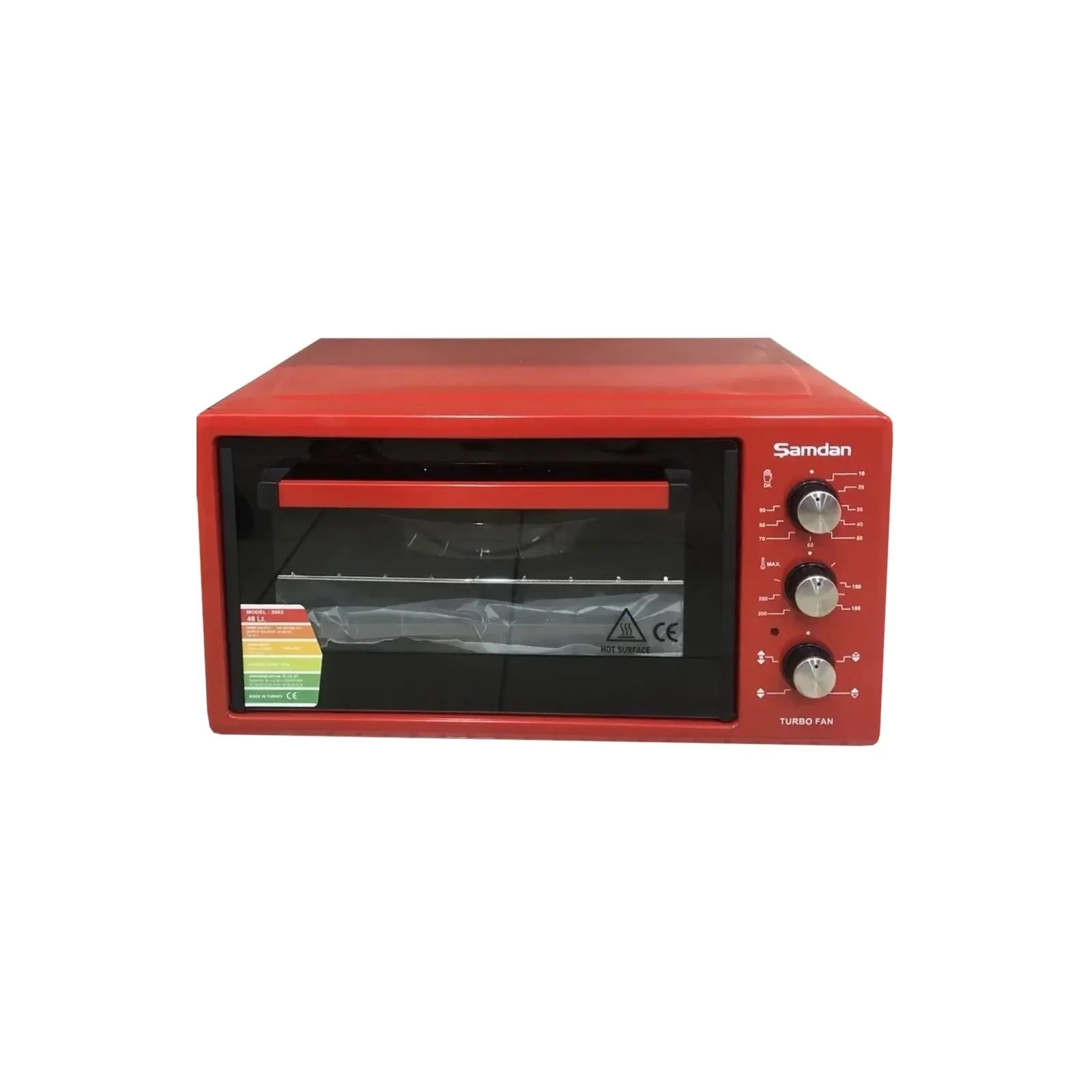 Електродуховка настільна Samdan 2005 Red (UA)