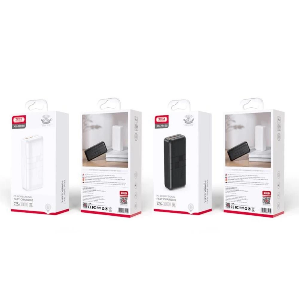 Мобільна батарея XO PB302 20000 mAh, Black (PB302_Black) (UA)