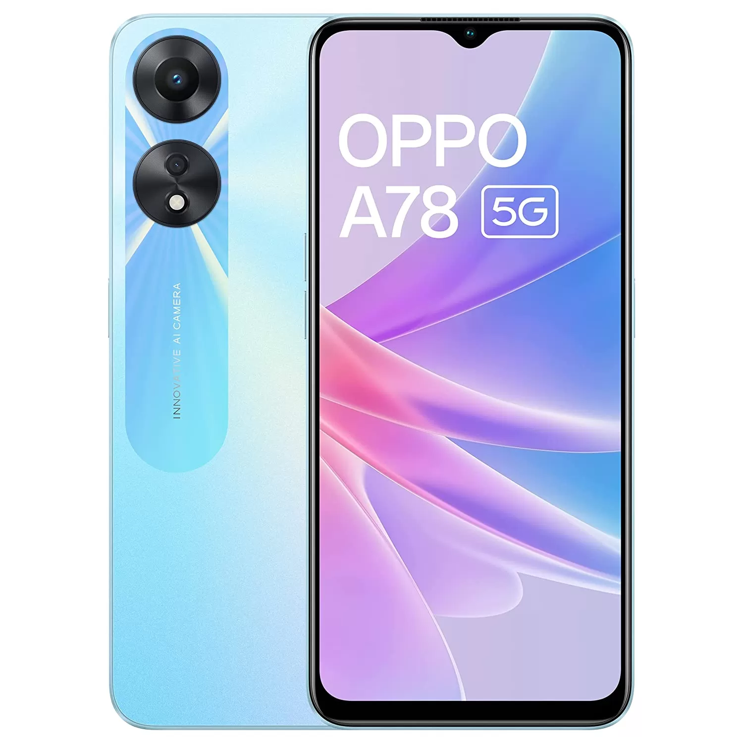 Телефон OPPO A78 5G 8/128GB Glowing Blue