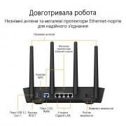 Бездротовий маршрутизатор (роутер) ASUS TUF Gaming AX4200 (90IG07Q0-MO3100) (UA)