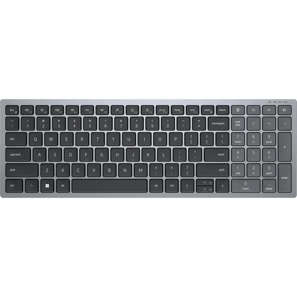 Клавіатура Dell Compact Multi-Device Wireless Keyboard KB740 (580-AKOZ) (UA)