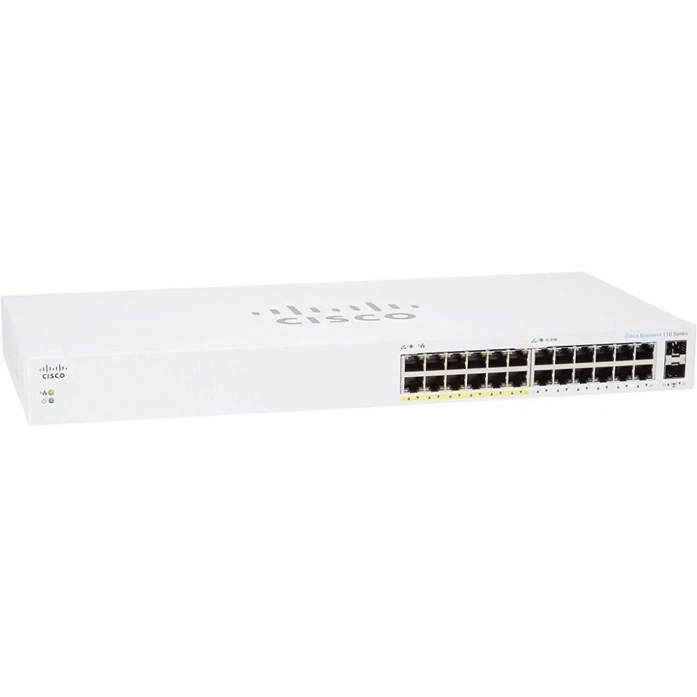 Коммутатор неуправляемый Cisco CBS110-24PP-EU