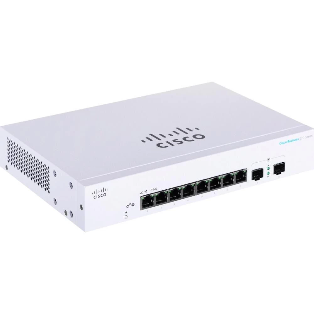 Комутатор Smart Cisco CBS220-8T-E-2G-EU