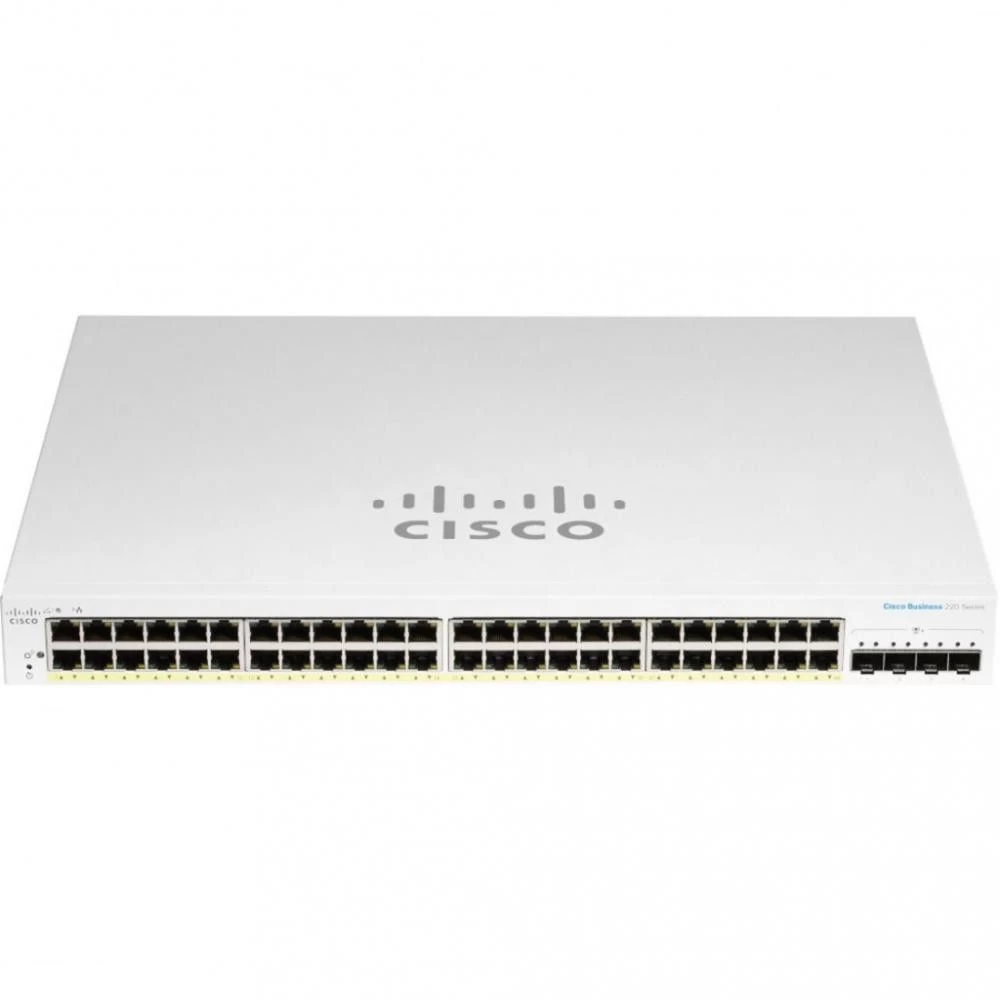 Комутатор керований рівня 2 Cisco CBS220-48T-4G-EU