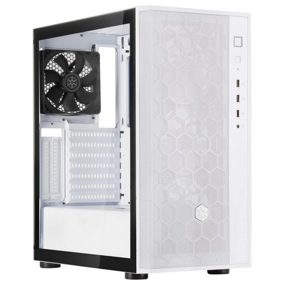 Корпус Silverstone Fara R1 Tempered Glass (SST-FAR1W-G-V2) (UA)