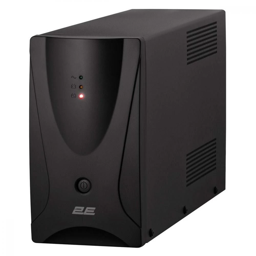 Джерело безперебійного живлення 2E ED2000, 2000VA/1200W,LED, 2xSchuko (2E-ED2000) (UA)