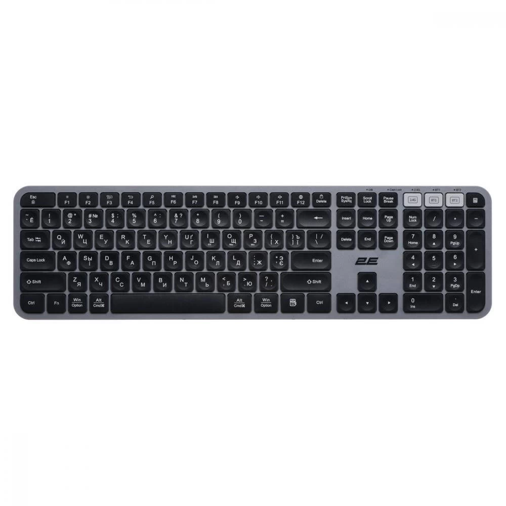 Клавиатура 2E KS240 WL BT Gray (2E-KS240WG) (UA)