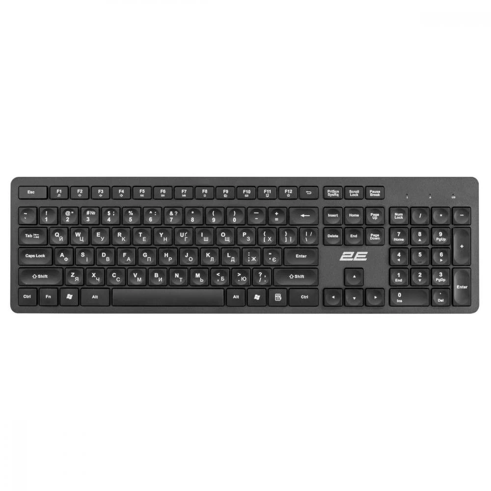 Клавіатура 2E KS260 WL Black (2E-KS260WB) (UA)