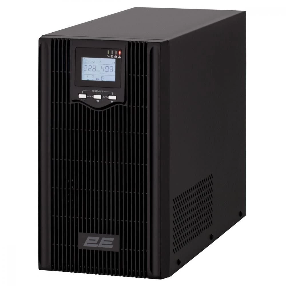 Джерело безперебійного живлення 2E PS3000L, 3000VA/2400W, на зовнішні АКБ 4*12В, 3xSchuko+3xC13 (2E-PS3000L) (UA)
