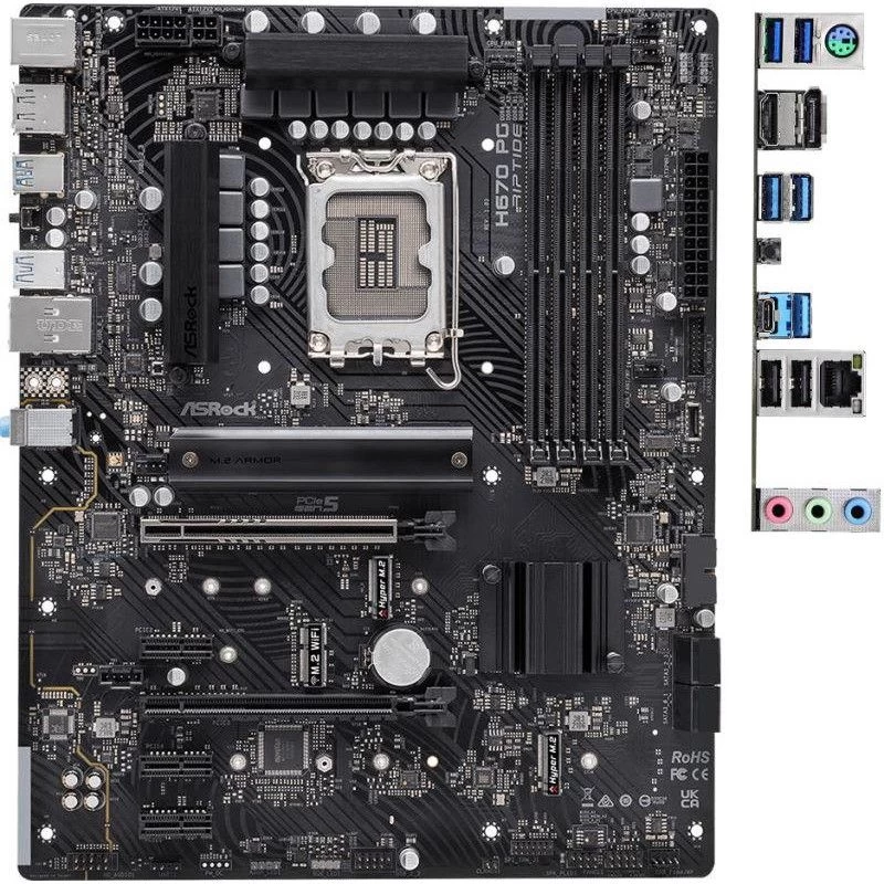 Материнская плата ASRock H670 PG Riptide (H670_PG_RIPTIDE) (UA)