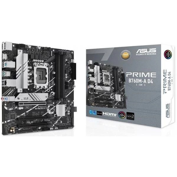 Материнська плата ASUS PRIME B760M-A D4-CSM (90MB1D00-M0EAYC) (UA)