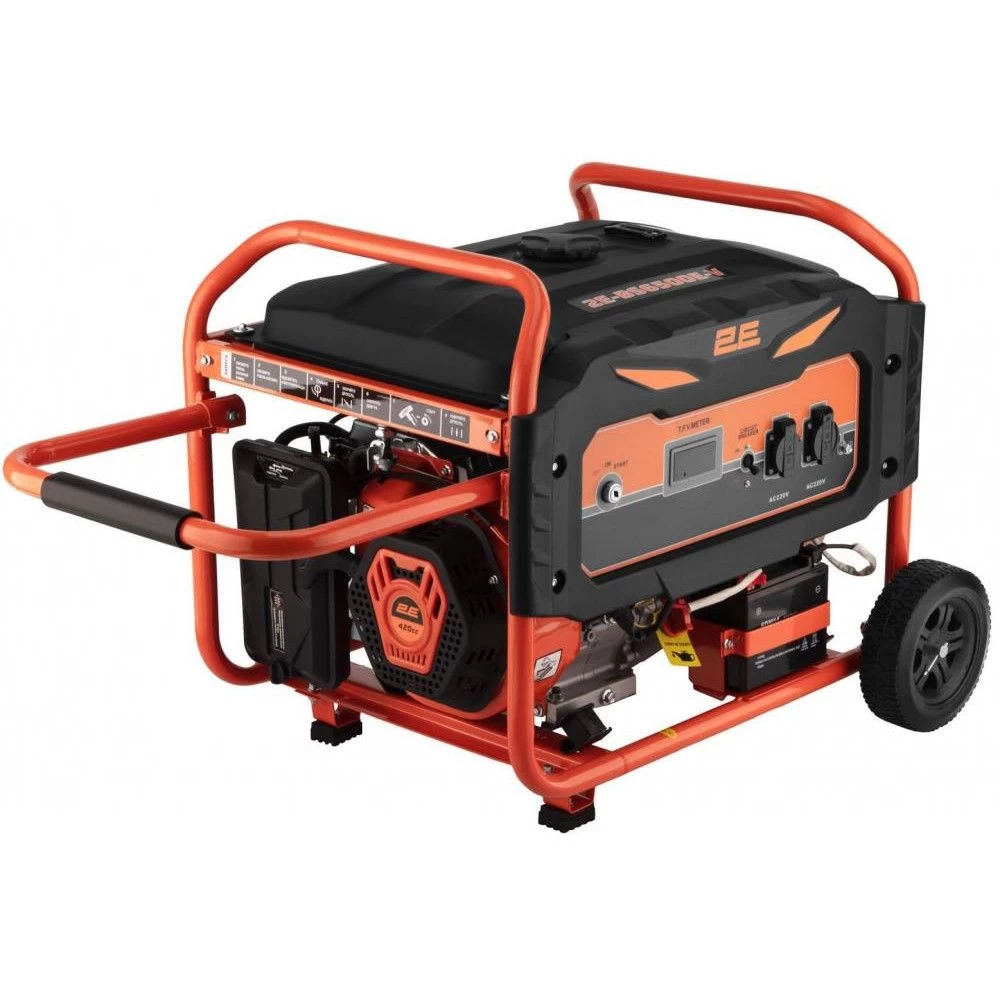 Бензиновый генератор 2E 220 В, 50 Гц, 5.5 кВт (2E-BS6500E-V) (UA)