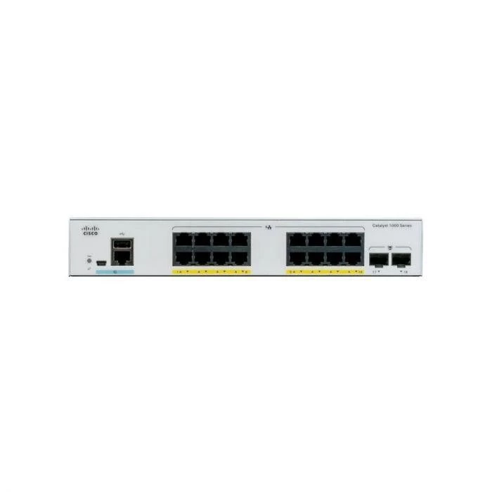 Комутатор керований рівня 2 Cisco Catalyst 1000 (C1000-16T-E-2G-L) (UA)