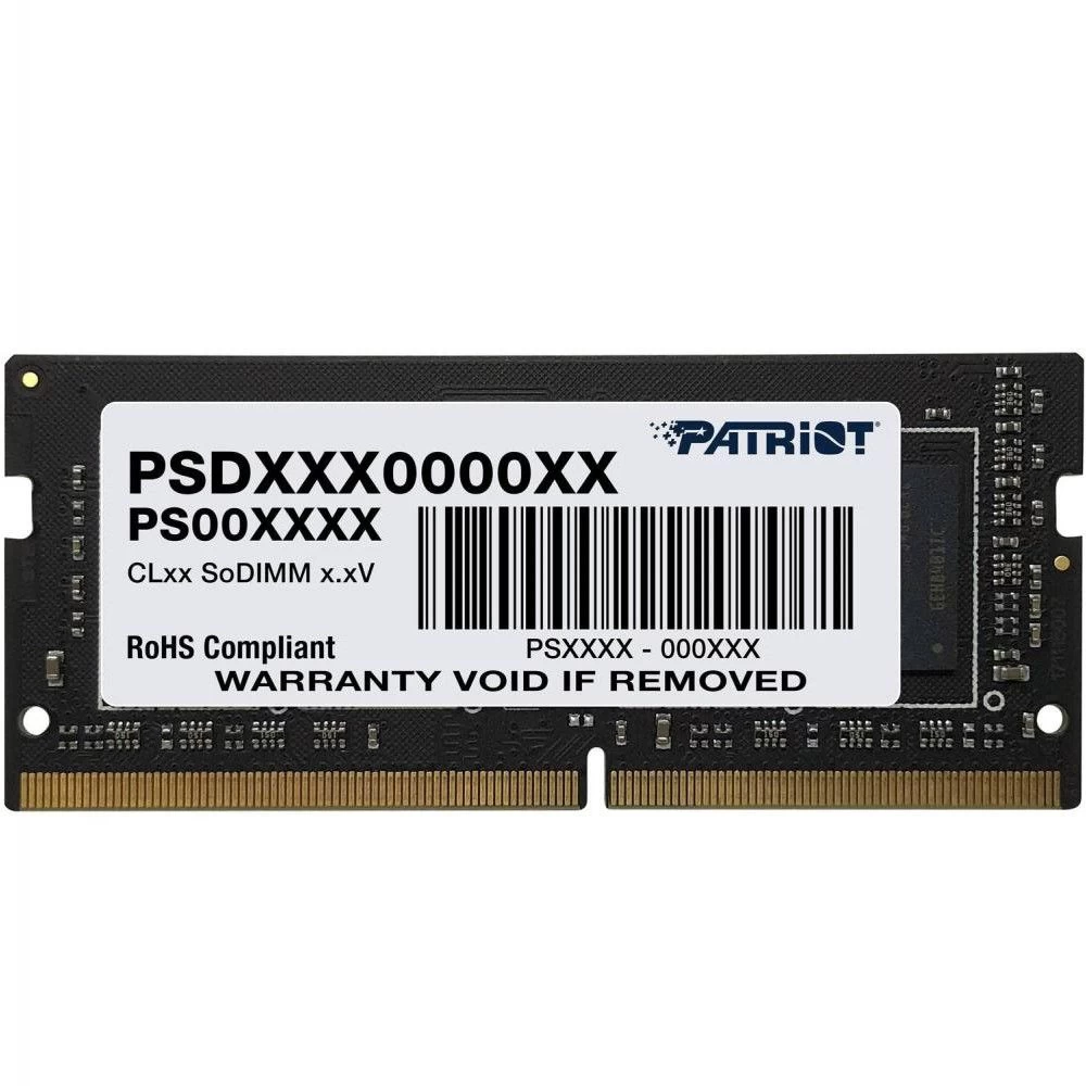 Оперативна пам'ять PATRIOT 16 GB SO-DIMM DDR4 3200 MHz (PSD416G320081S)
