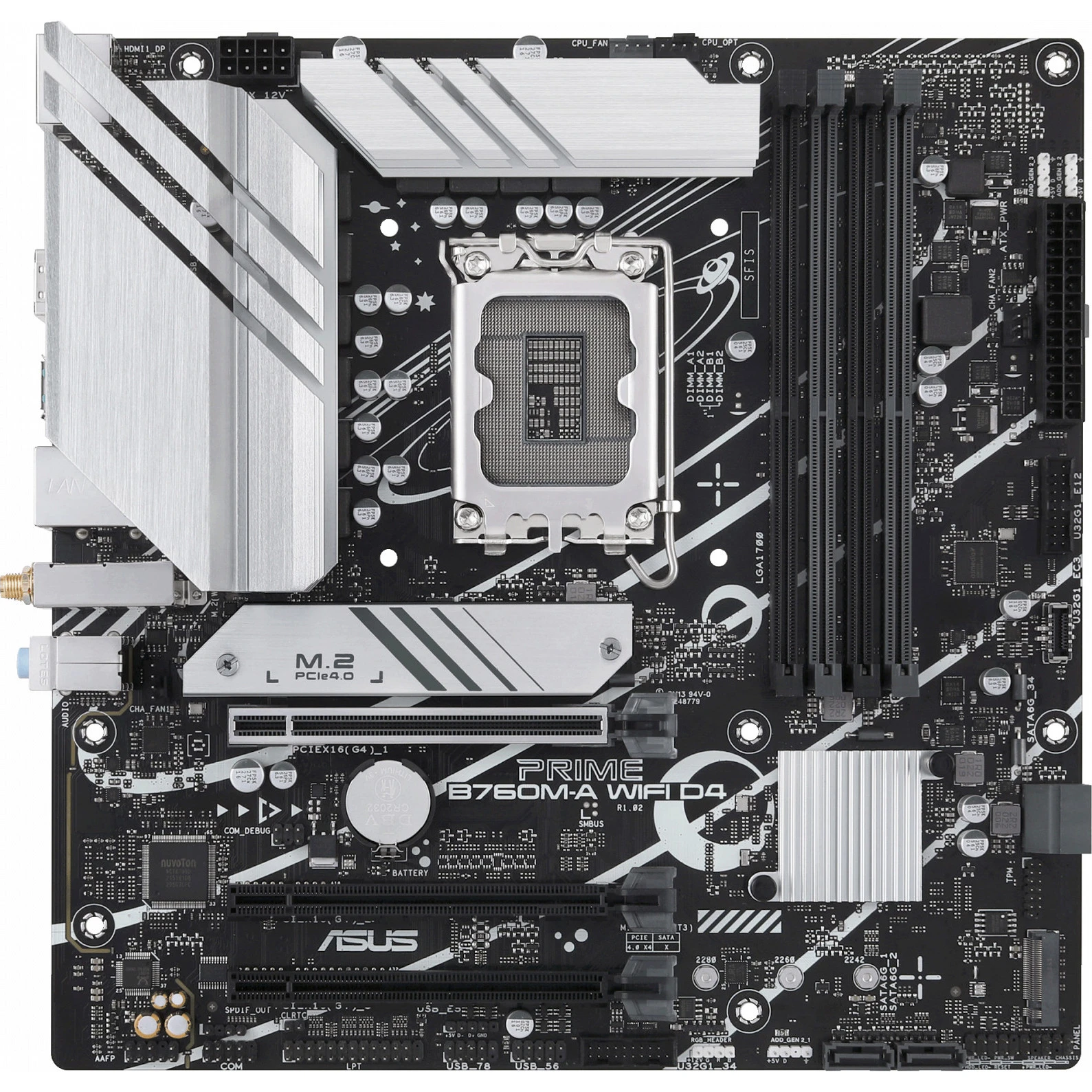 Материнская плата ASUS PRIME B760M-A WIFI D4 (90MB1CX0-M0EAY0) (UA)