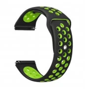 BeCover Nike Style для Amazfit Stratos 1/2/2S/3/GTR 2/GTR 47mm/GTR Lite 47mm/Nexo/Pace Black-Green (705811)