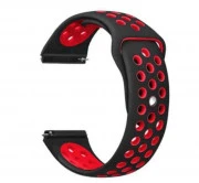 BeCover Vents Style для Xiaomi iMi KW66/Mi Watch Color/Watch S1 Active/Haylou LS01/LS05 Black-Red (705803)